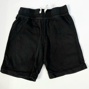 Hanna Andersson black shorts sweatshorts size 120 6/7